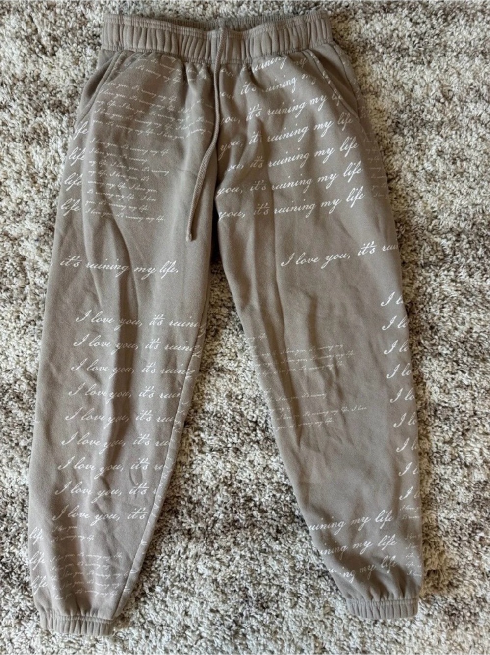 Taylor Swift “I Love You, It’s Ruining My Life” Joggers ✨